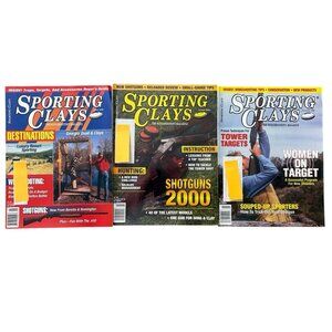 Sporting Clays Magazine Lot of 3 January October November 2000